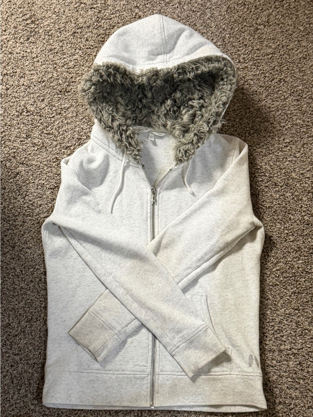 Victoria's Secret Angel Fur Zip Hoodie